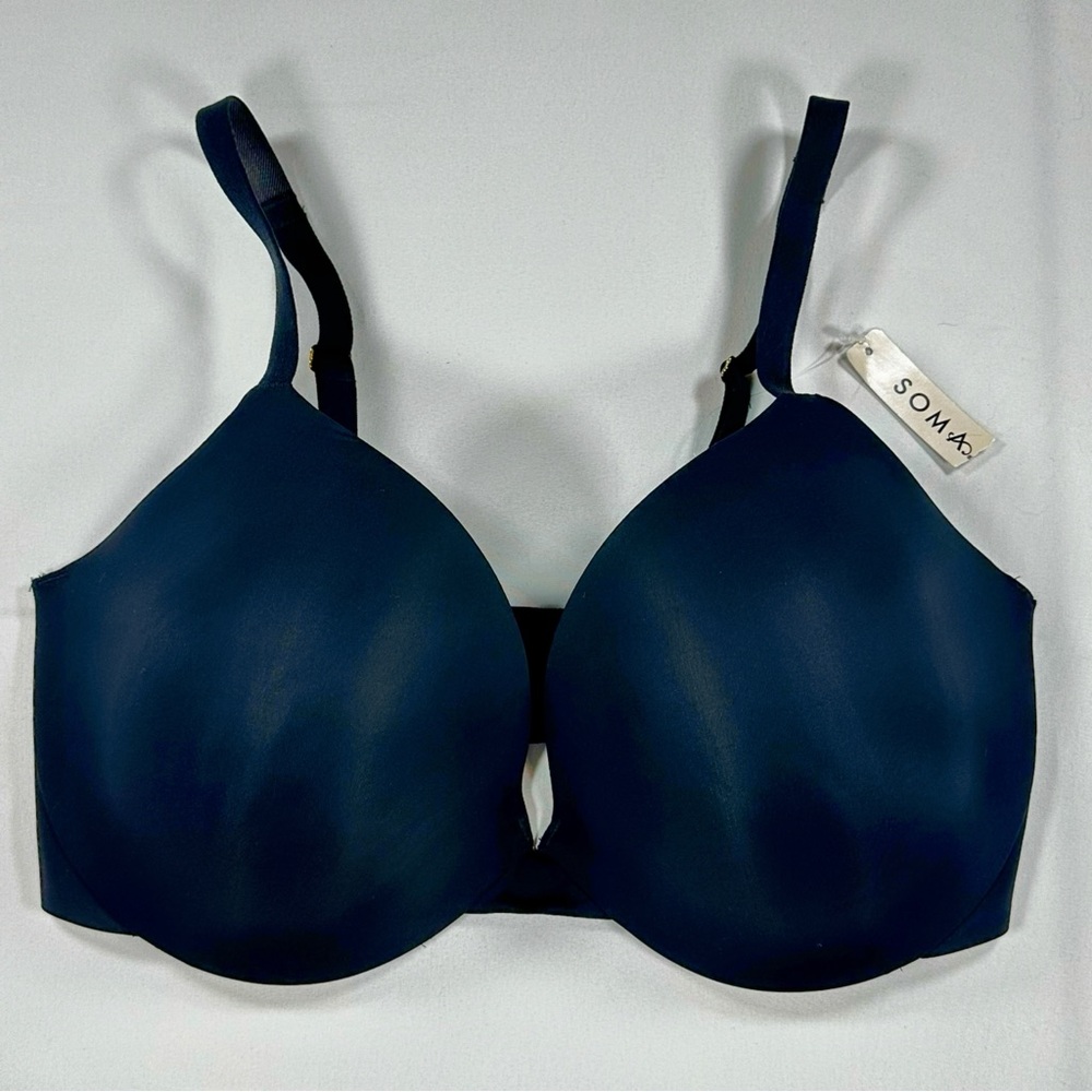 Soma Light Push-Up Bra 36DD Black • NWT • Smooth Seamless Everyday Lift